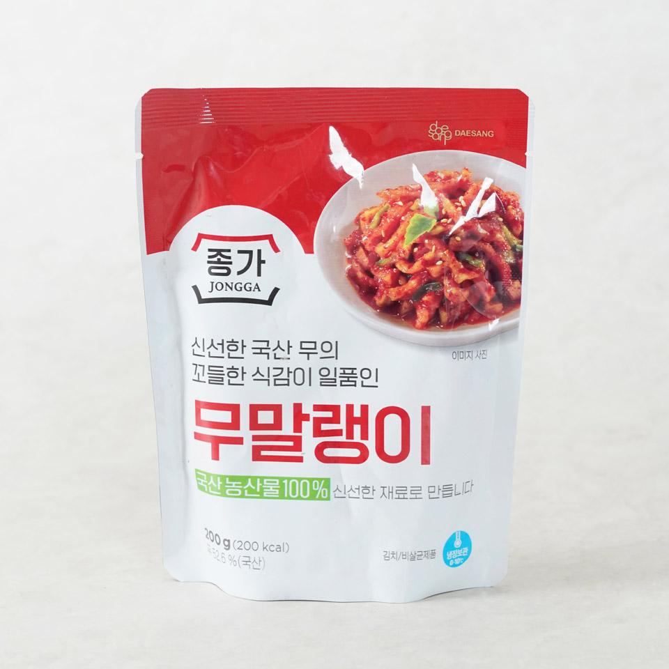 메가마트 대상 종가 옛맛 무말랭이 200g - 상품 이미지