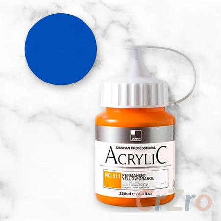 나랑다랑해협력사 신한 아크릴 물감 코발트 블루 휴 파랑 500ml 전문가용 미술 화구 도구 낱개