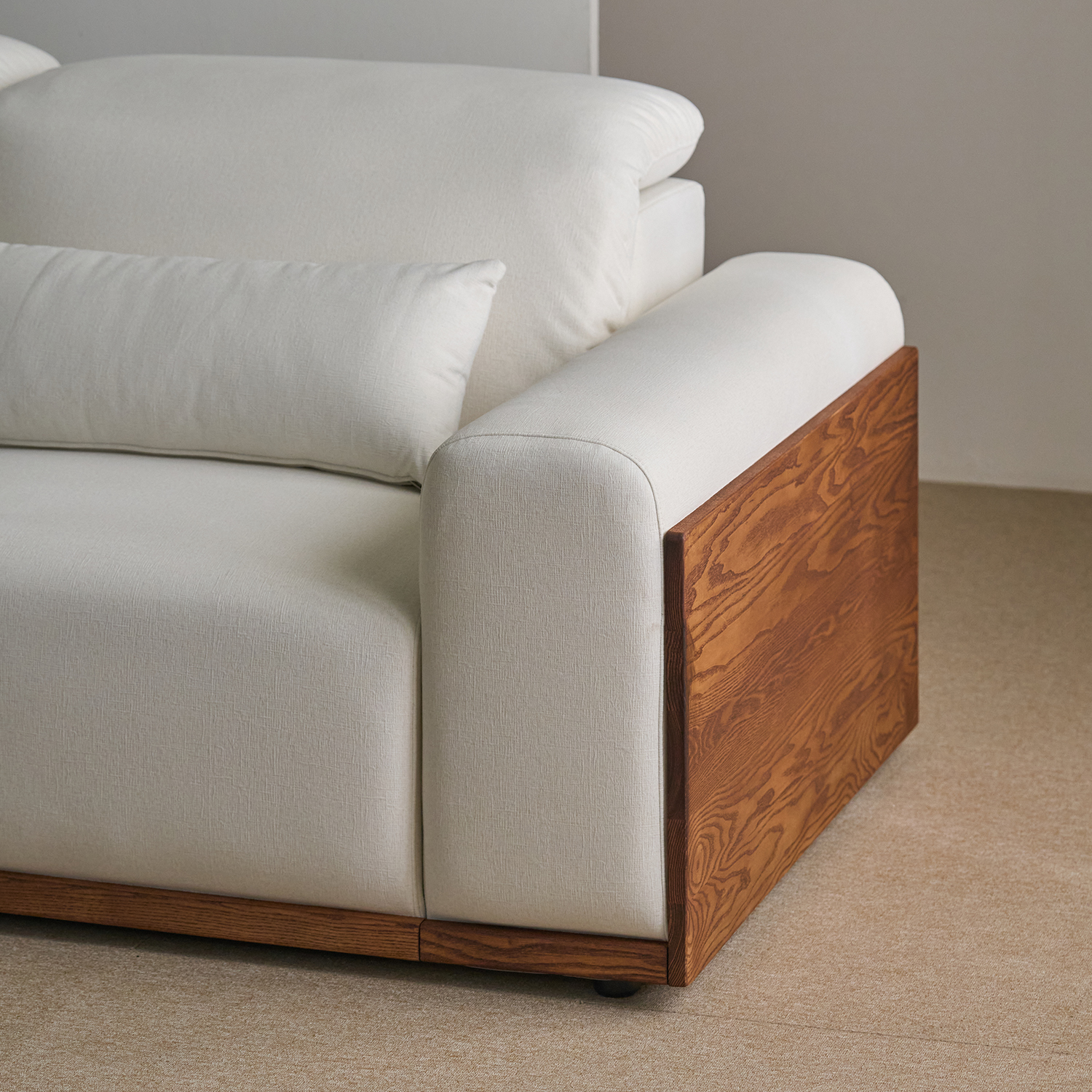 무빙 소파 모션 슬라이드 기능성 패브릭 전동 리클라이너 4인용 쇼파 루노