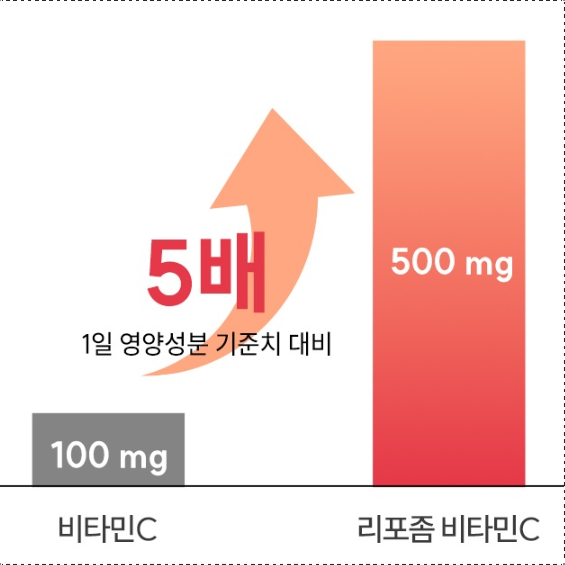 리포조말 비타민C 500mg 3개월분 리포즘 리포좀 리포솜 비타민씨 - 상세 이미지 4