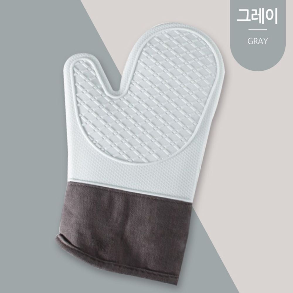 미끄럼방지 실리콘주방장갑 내열장갑 오븐장갑 냄비장 민트 - 상품 이미지