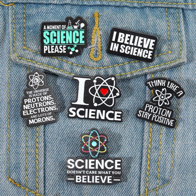 I SCIENCE 과학 뱃지 - 상품 이미지