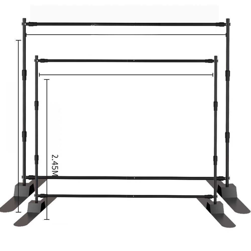 경기용 높이뛰기 지주대 육상 트랙 바 고정대 교구 2.45x3m 2단봉 스탠드+화이트 - 상세 이미지 4