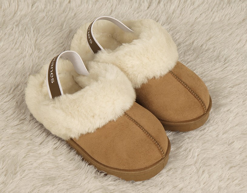 키즈 털 슬리퍼 유아 방한 부츠 아동 털신 겨울 신발 방한화 어린이 PS8224BR