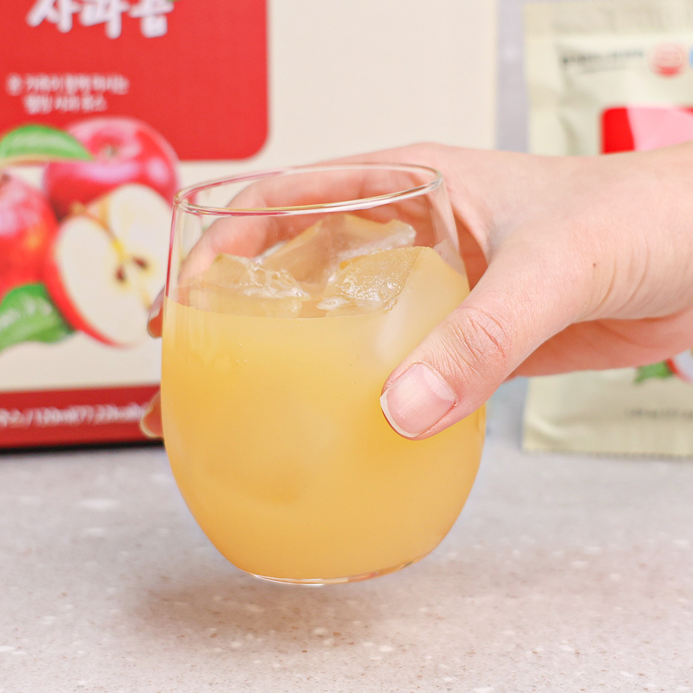 [오늘신선] 청송네자매 경북 청송 사과 저온착즙 사과즙 120ml 50팩 1박스 - 상세 이미지 2