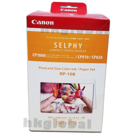 잉크카트리지 셀피 (인화지 108매) CP1500 RP-108 1개(카트리지2개