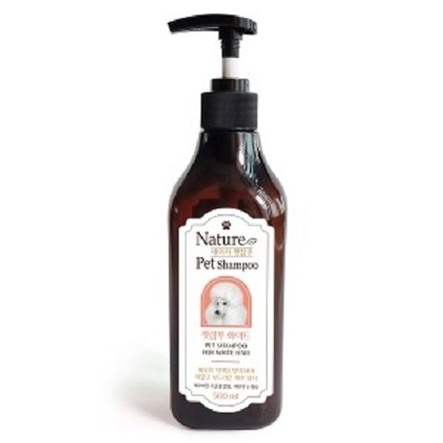 백모샴푸 애견 피부관리 네이처펫 샴푸 화이트500ml - 메인 이미지