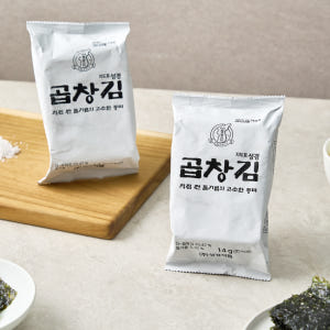 성경김 곱창김 곱창돌김 도시락 조미 식탁김 14g 10봉 맛있게 먹은 솔직 후기 - 상품 이미지 2