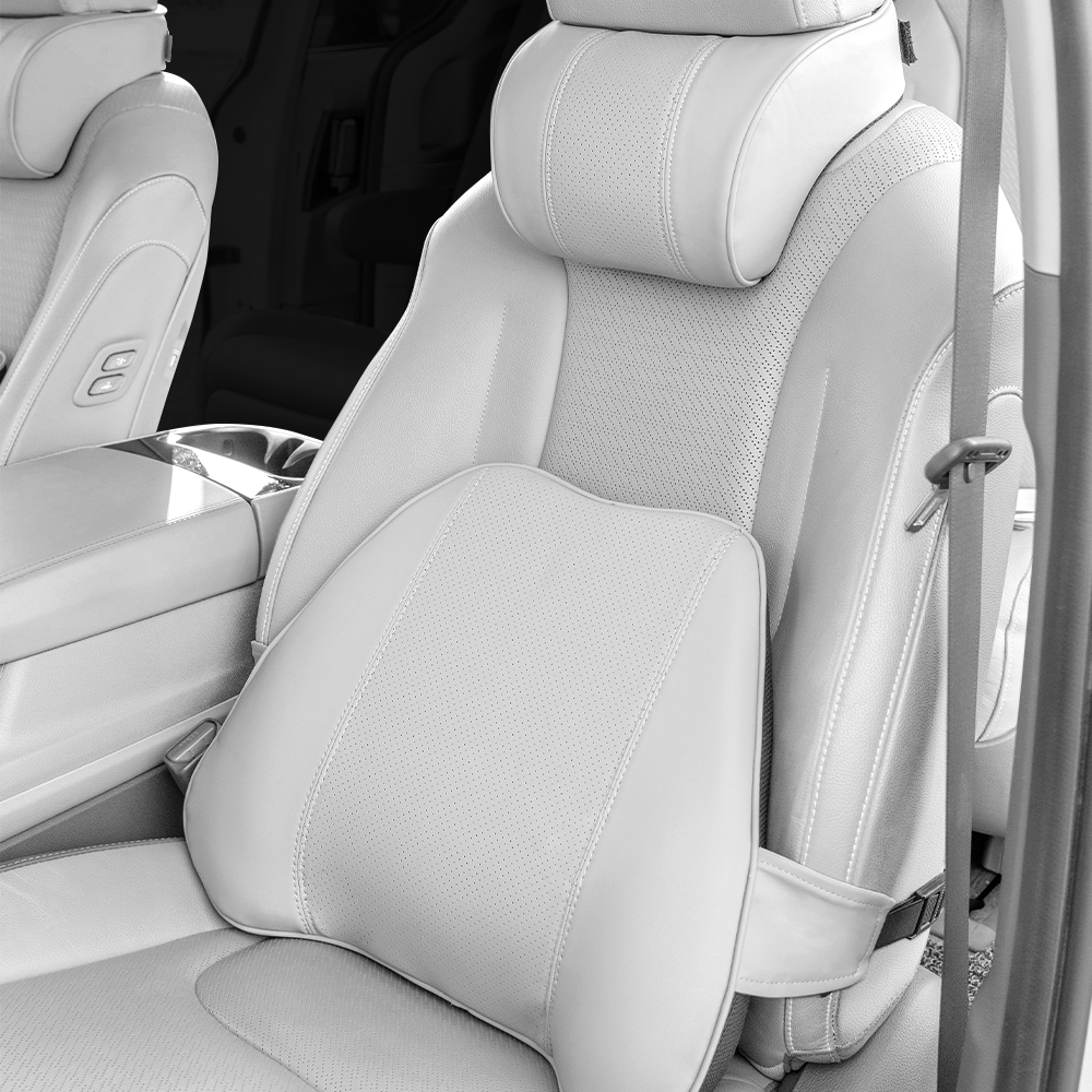 벤오토 베리어 자동차 허리쿠션 목쿠션 세트 차량용 메모리폼 등받이 목베개 제품 이미지