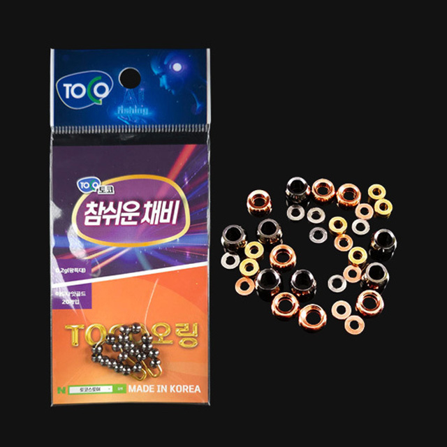 토코 오링 미세조절 추 민물 봉돌 0.01g~0.2g 붕어낚시 채비 토코추 - 상품 이미지