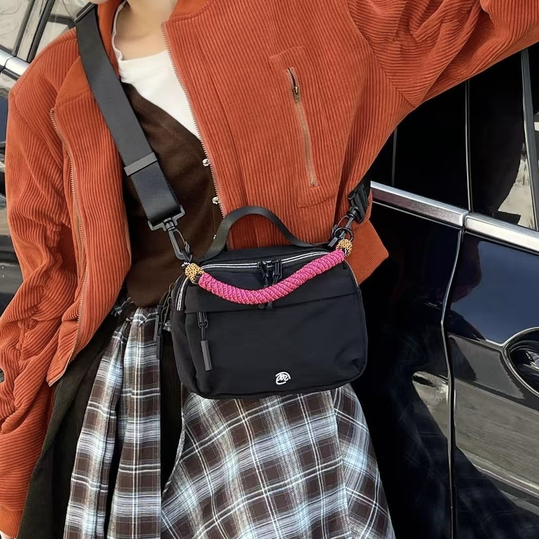 mddas 수납천재 여행용 크로스백 나일론 유럽여행가방 핸드폰 가벼운 슬링백 크로스 미니