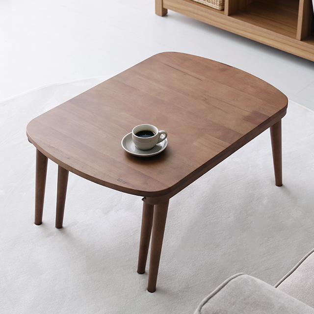 PONDU 확장형 테이블 고무나무 브라운 5673.0032