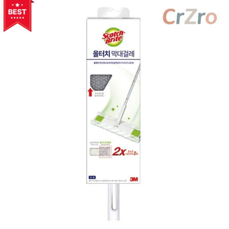 3M 올터치 막대걸레 대형 밀대 청소기 바닥 청소포 본체 미세먼지 박스 6개