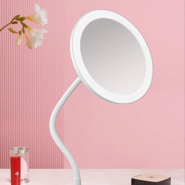 LED 거울 조명 탁상용 USB 충전식 집게형 메이크업 - 상품 이미지