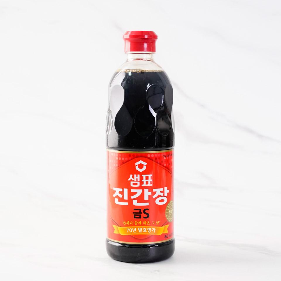 메가마트 샘표 진간장 금S 860ml - 상품 이미지