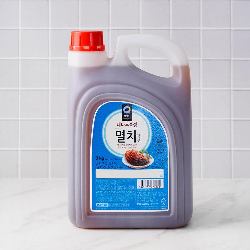 메가마트 대상 청정원 멸치액젓 3kg - 상품 이미지