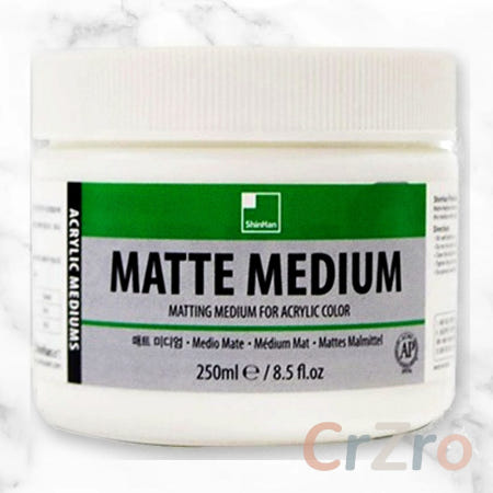 신한 매트 미디엄 250ml 무광 아크릴 물감 보조제