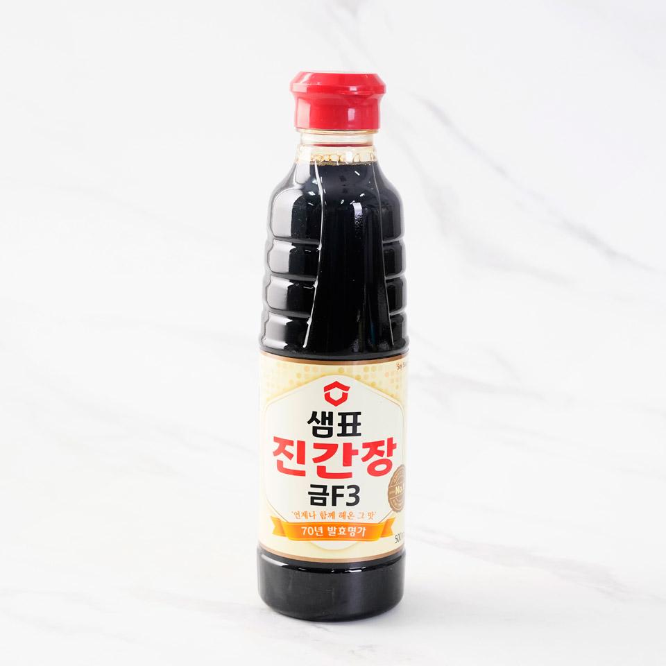 메가마트 샘표 진간장 금F3 500ml - 상품 이미지