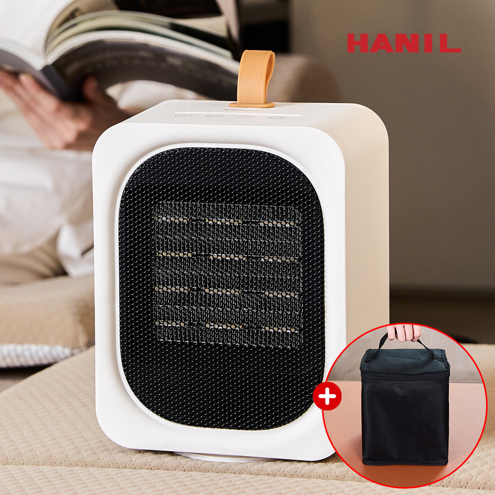 한일 미니 온풍기 욕실 사무실 캠핑 화장실 가정용 소형 휴대용 히터 HEF-1000UE