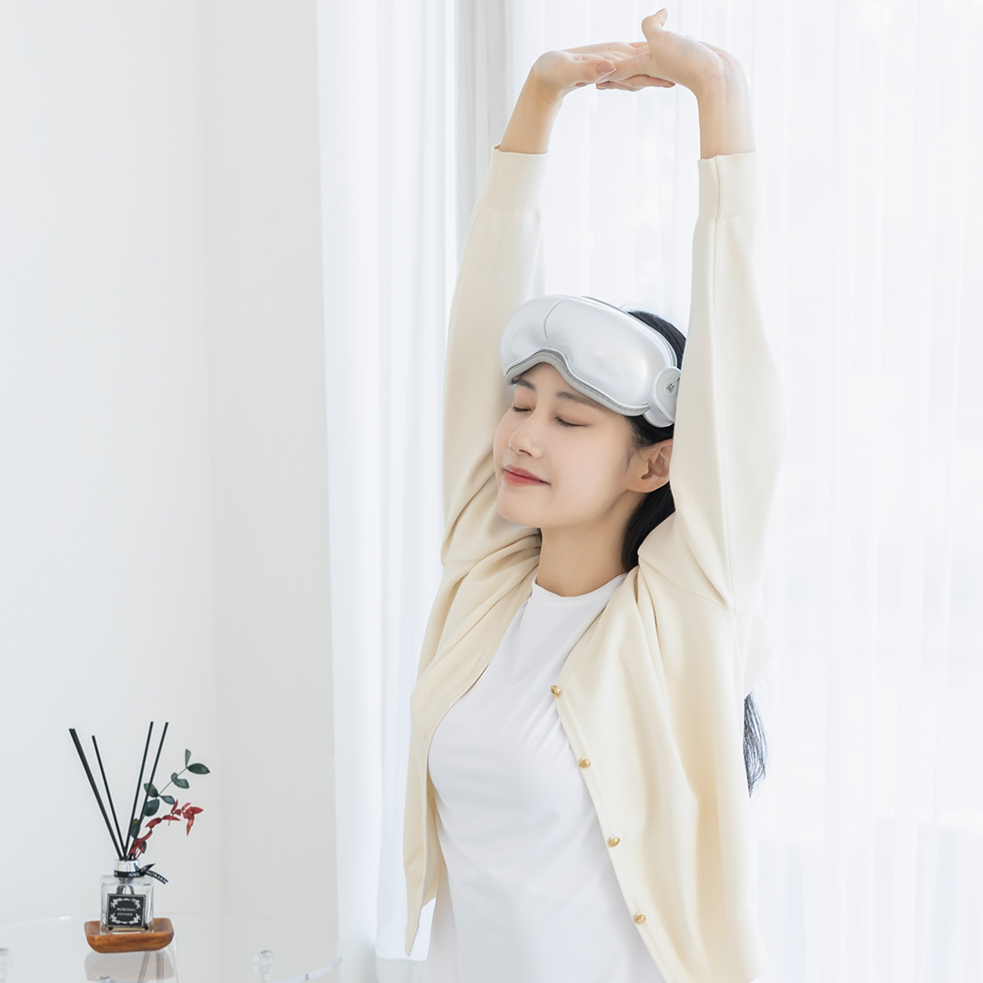휴그랩 관자 눈마사지기 국내 최초 눈관자놀이 동시 마사지 온열 무선 찜질 - 상세 이미지 4