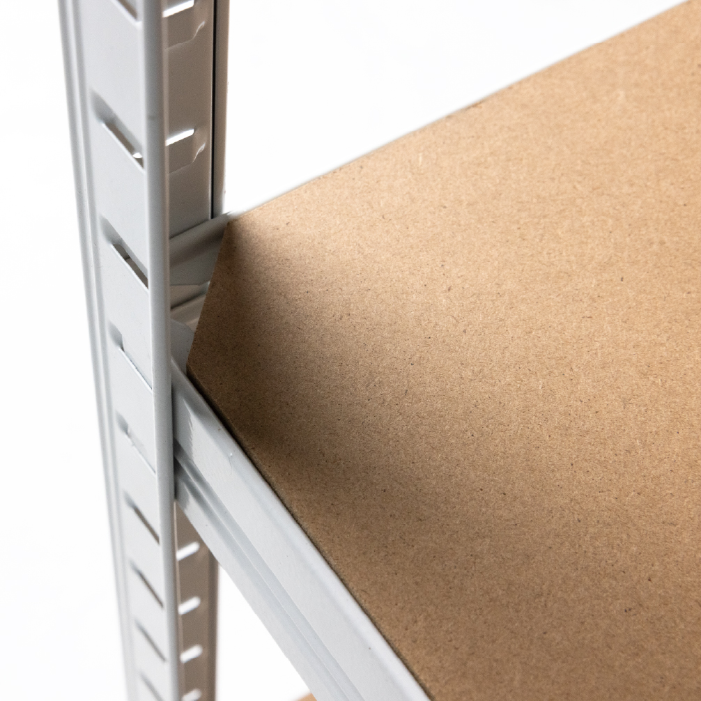 부원진열장 에코랙 튼튼한 130kg 조립식앵글 철제 선반 경량랙 7040180 5단