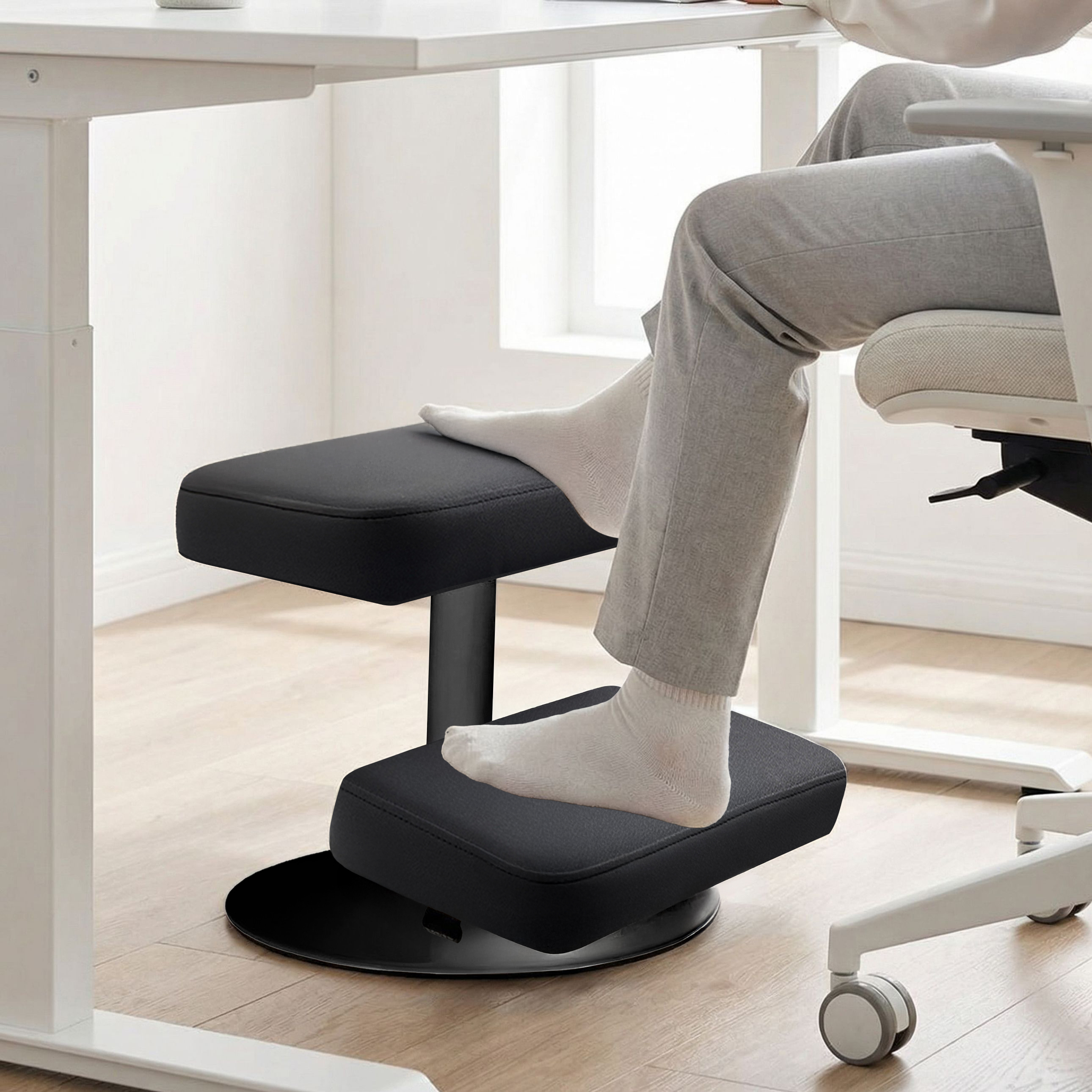올인홈 책상 발받침대 발판 사무실 컴퓨터 2단 쿠션 발받침 다리받침대 풋레스트 타워형