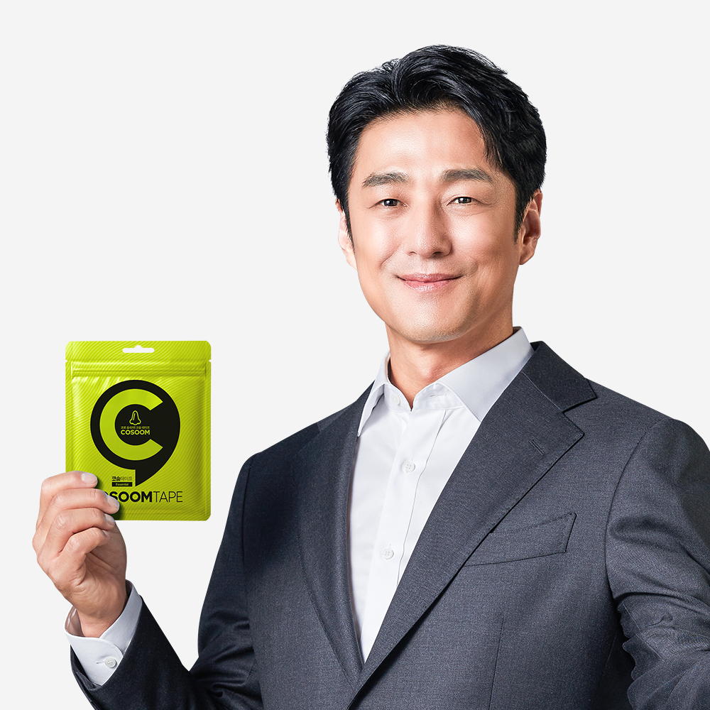 코숨 지진희 코숨테이프 에센셜 입벌림 방지 입술 수면 테이프 이우정 한의사 입 막음 밴드 60매 - 상품 이미지