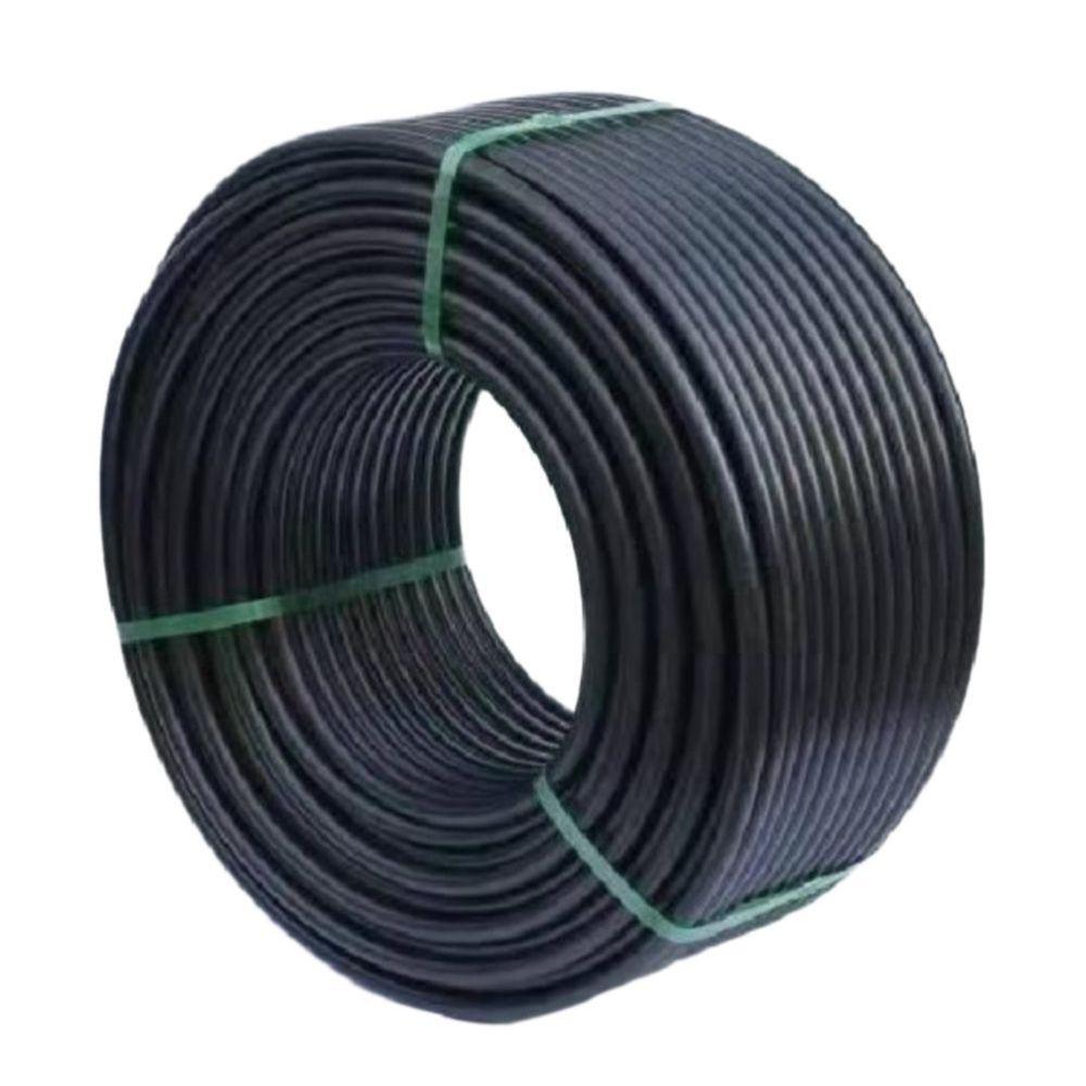 농업용 흑편사호스 PE 파이프 원예용 관개 관수자재 수도관 고무호스 25x2.3mm (6분관) 200m - 상품 이미지