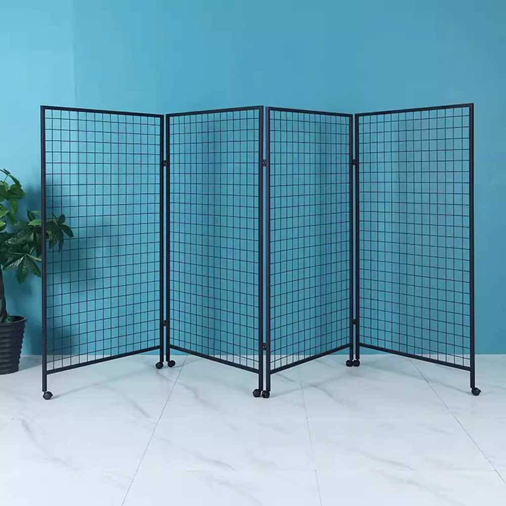 네트망 진열대 메쉬망 파티션 이동식 철망 그리드 선반 170x100cm 2개 - 상세 이미지 2