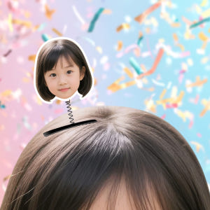 얼굴 머리핀 응원 콘서트 토퍼 케이크토퍼 승진 생신 생일 이벤트 장식 실사용 후기 | 효과 있을까? - 상품 이미지 1