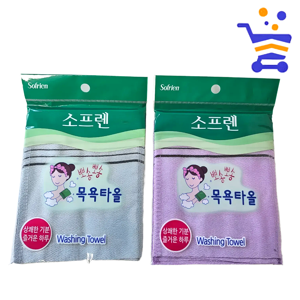 소프렌 가저용 목욕타올 4매 (5509) (색상랜덤발송) - 메인 이미지