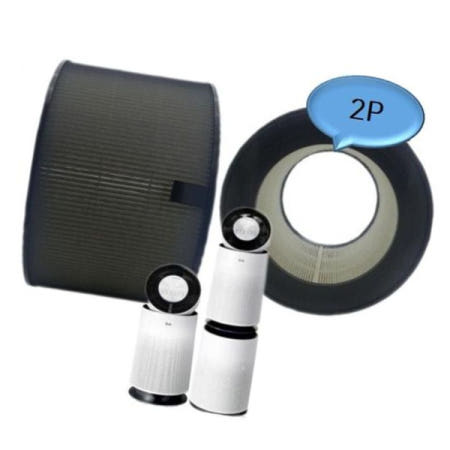 마중몰 엘지호환필터 좋은 품질 퓨리케어 2단 헤파 원통형 2개 AS309DWA 호