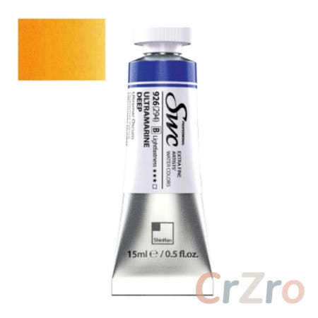 나랑다랑해협력사 신한 SWC 수채화물감 카드뮴 옐로우 딥 15ml 전문가용 화구 3개입