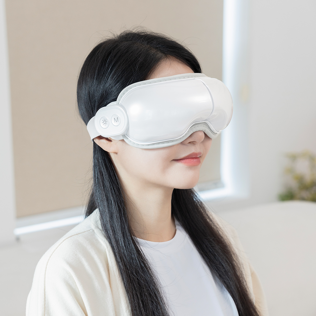 휴그랩 관자 눈마사지기 국내 최초 눈관자놀이 동시 마사지 온열 무선 찜질 - 상세 이미지 2