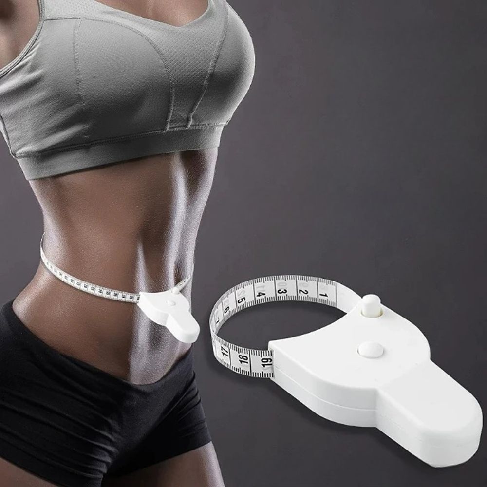 미니 스마트 줄자 인치 피팅 자동 휴대용 허리 줄자 블랙 - 상품 이미지