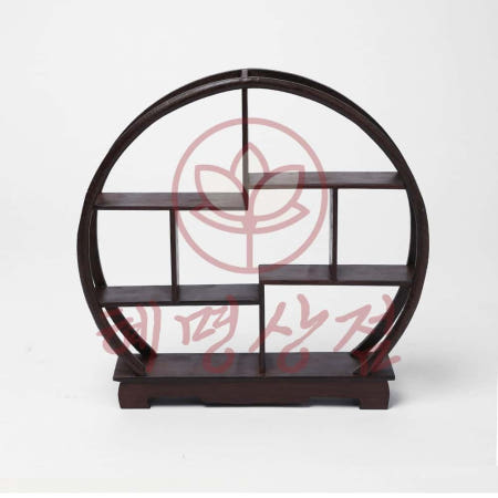 원형 찻잔 장식장 30x30cm 다관 미니 진열장진열대 벽 피규어진열장