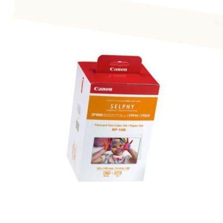 RP-108 캐논 검정+칼라 정품잉크 CP1300 1세트