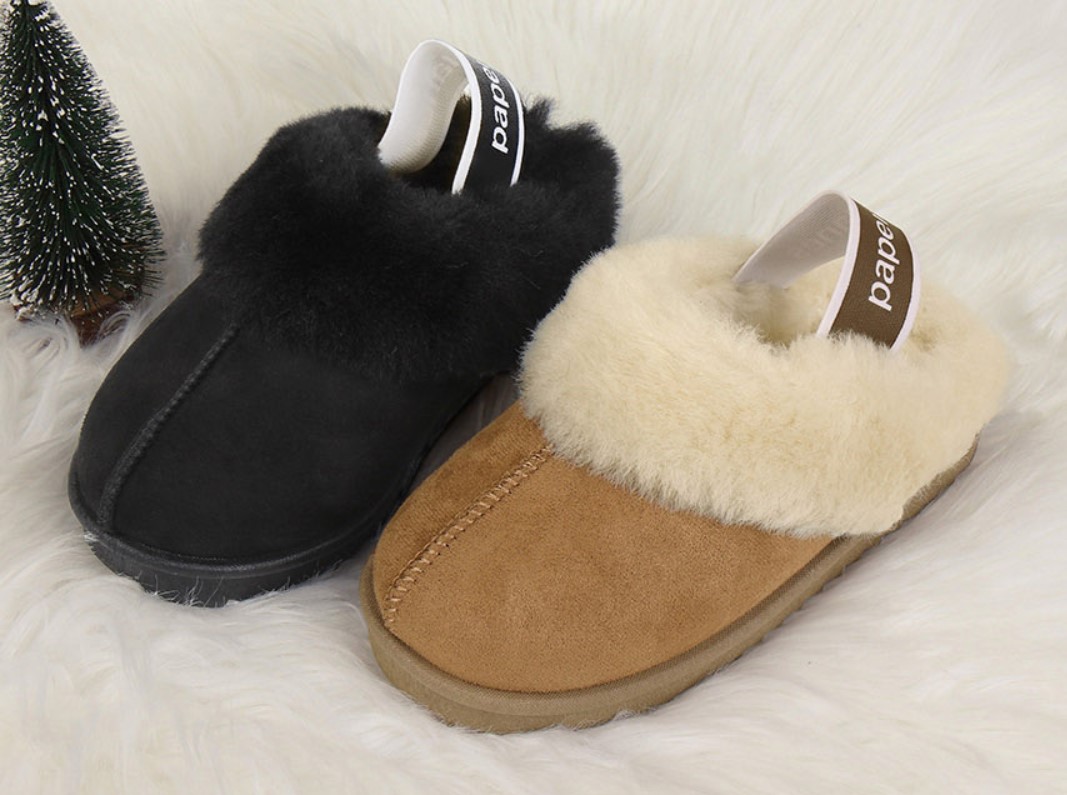 키즈 털 슬리퍼 유아 방한 부츠 아동 털신 겨울 신발 방한화 어린이 PS8224BR