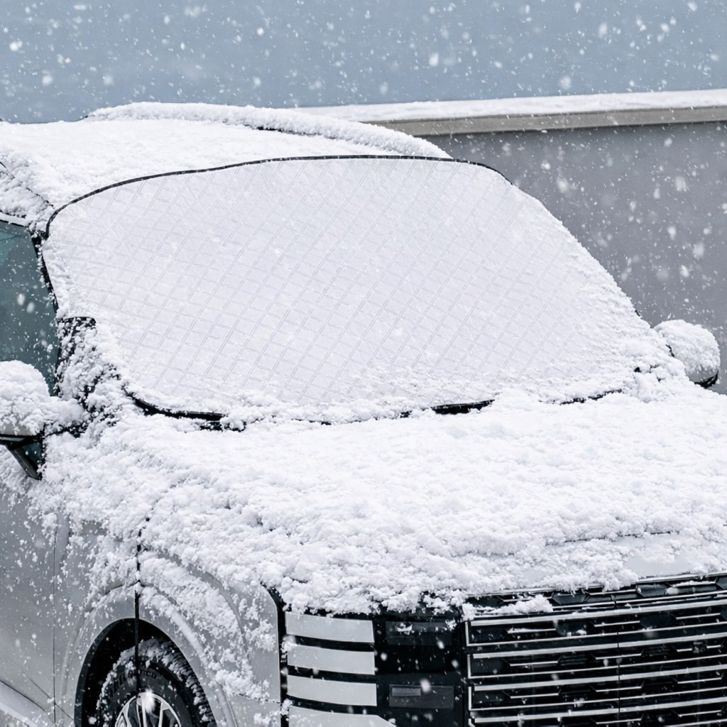 벤딕트 성에방지커버 자동차 커버 앞유리 덮개 차량 눈 성에 햇빛가리개 2IN1 M 제품 이미지