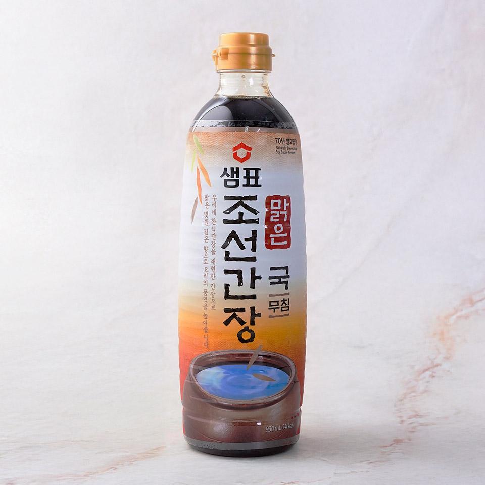 메가마트 샘표 맑은 조선간장 930ml - 상품 이미지