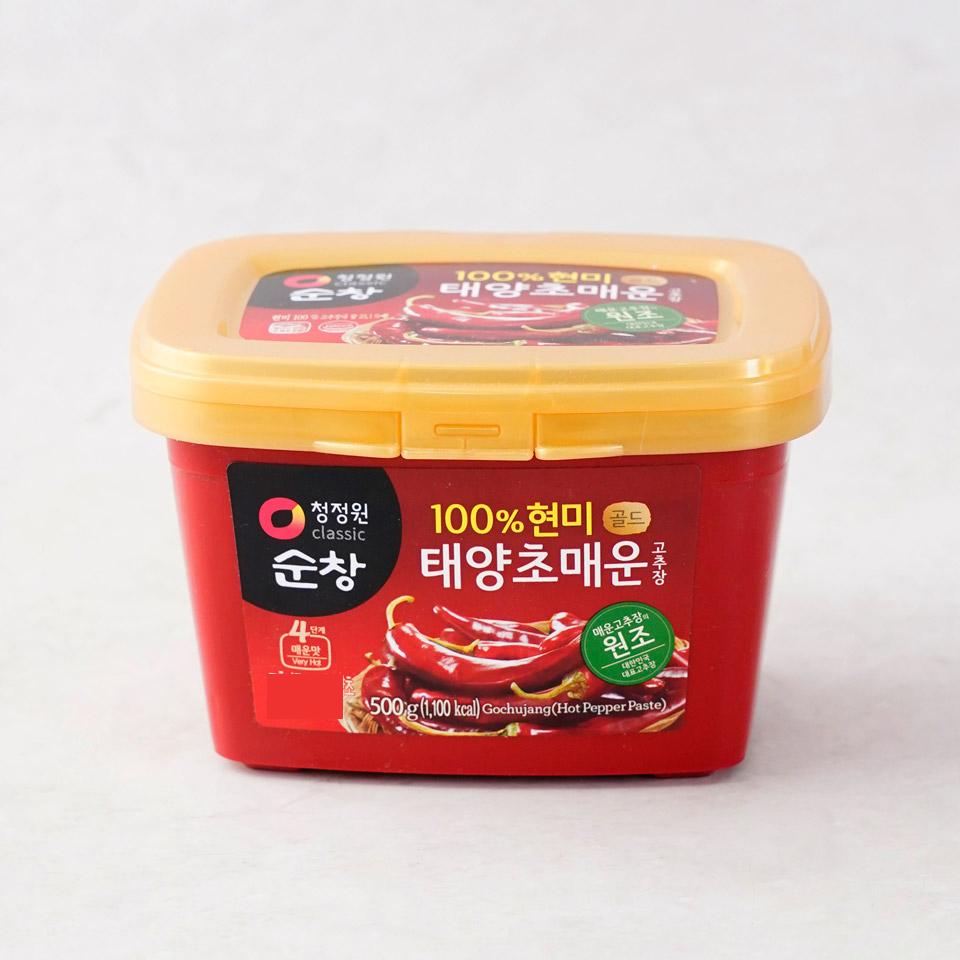 메가마트 대상 청정원 순창 매운 고추장 500g - 상품 이미지