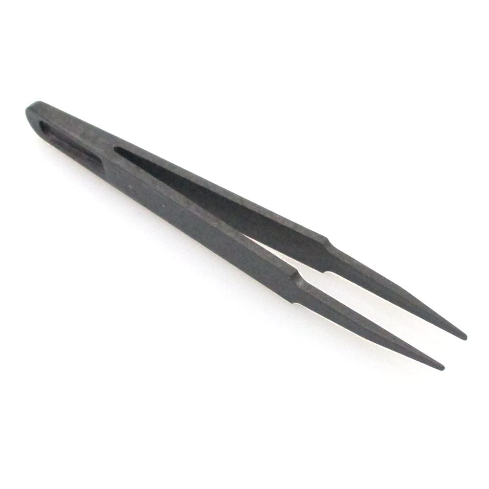 플라스틱 TWEEZER 정밀 핀셋 120mm 둥근 전자 비즈 큰 - 메인 이미지