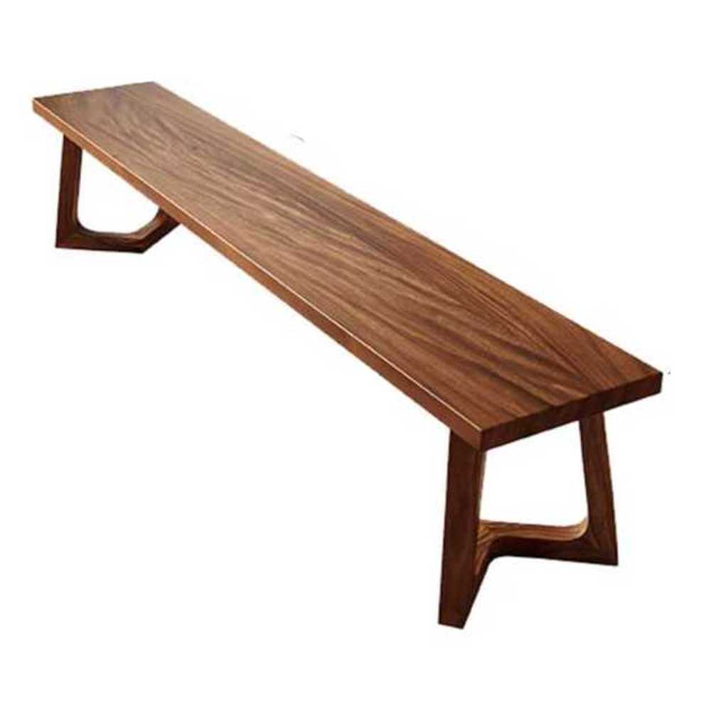 정원용 벤치 의자 원목 우드 야외 휴게 좌석 인테리어 A형 120x30x45x4.5cm - 상품 이미지