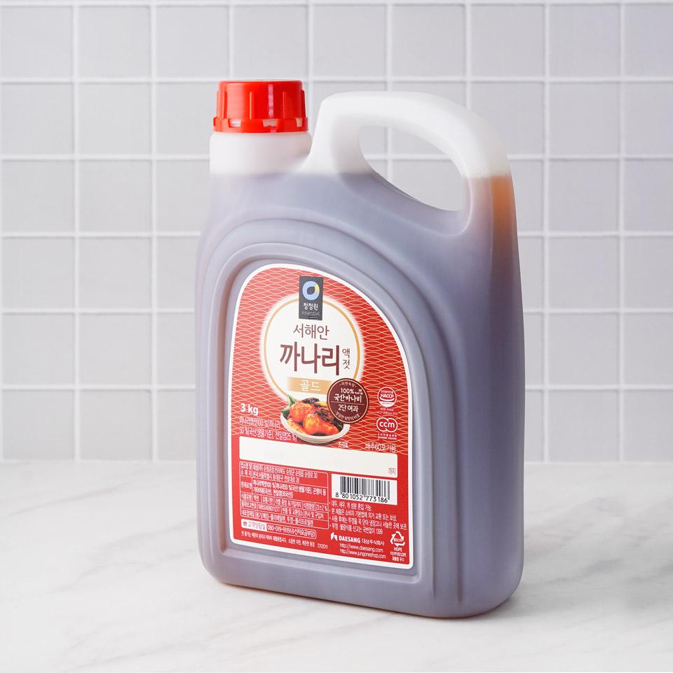 메가마트 대상 청정원 까나리액젓 3kg - 상세 이미지 2