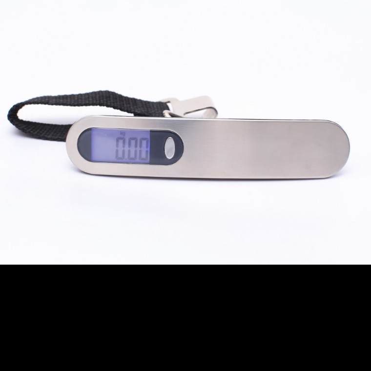 휴대용 손저울 디지털 핸드 저울 캐리어 여행가방 측정 최대 50kg - 상품 이미지