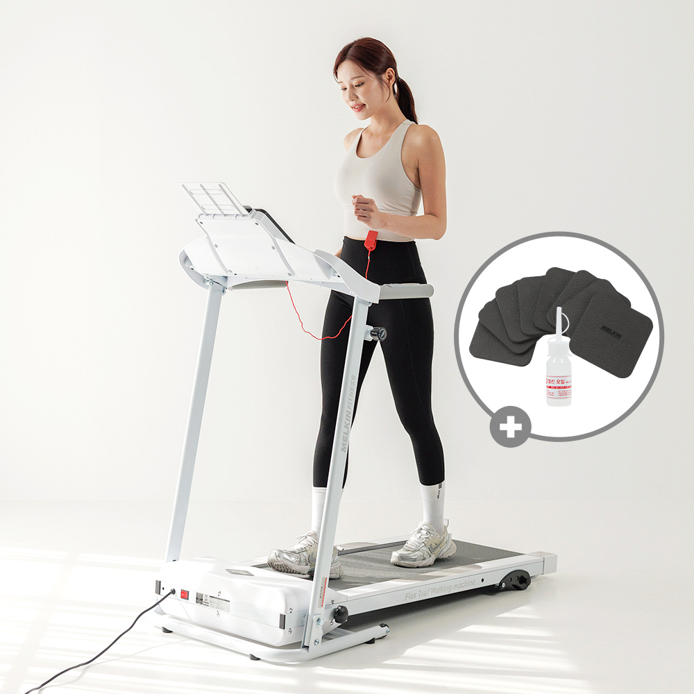 멜킨스포츠 플렉스 트레일 런닝머신 가정용 아파트 워킹패드 접이식 트레드밀 저소음 실내 블랙 제품 이미지