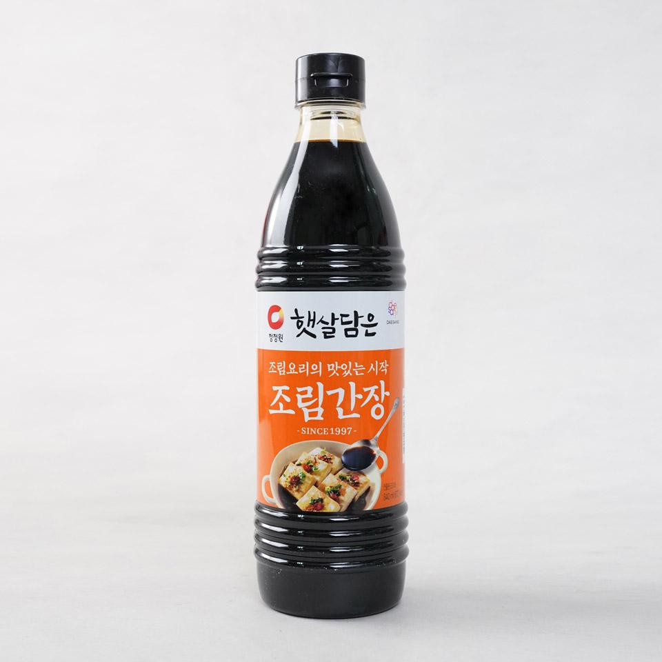 메가마트 대상 청정원 햇살담은 조림간장 840ml - 상품 이미지