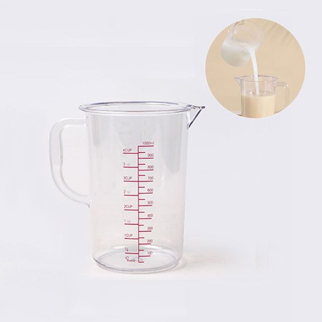 플라스틱 손잡이 대용량 계량컵 비이커 1000ml - 상품 이미지
