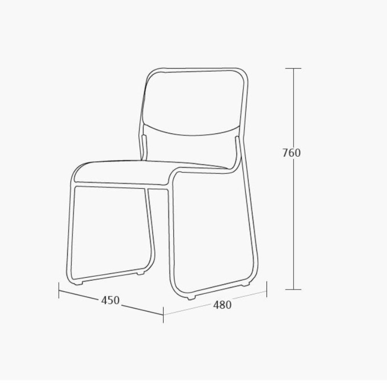 고정식 강의 의자 대학교 단체 강단 운동장 의자 경기장의자 - 상세 이미지 3