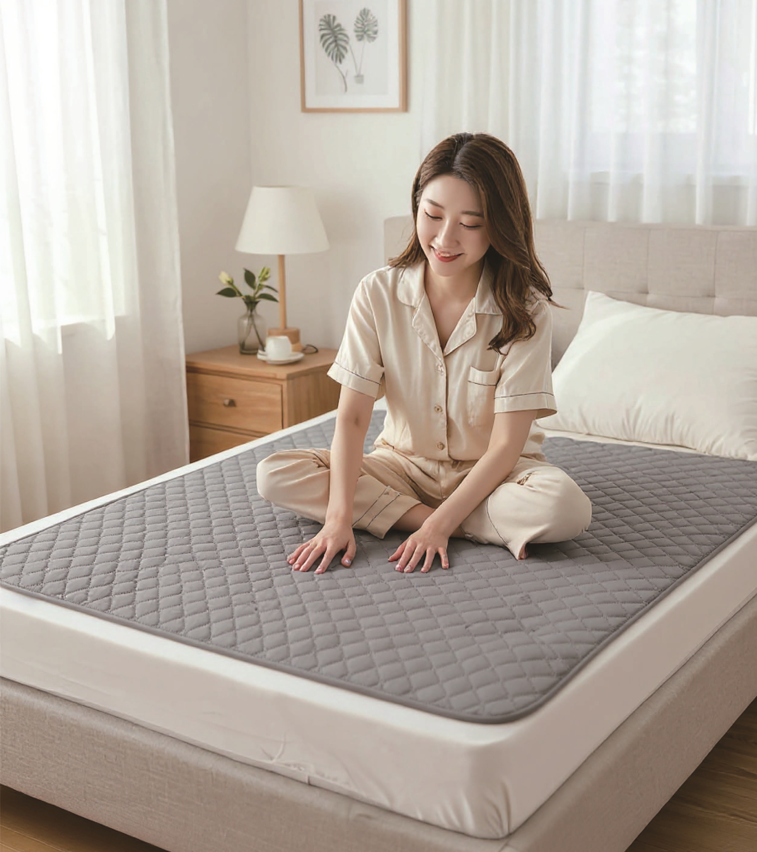 오르홈 탄소매트 전기장판 5분컷 카본 1인용 2인용 캠핑 싱글 침대 전자파 전기요